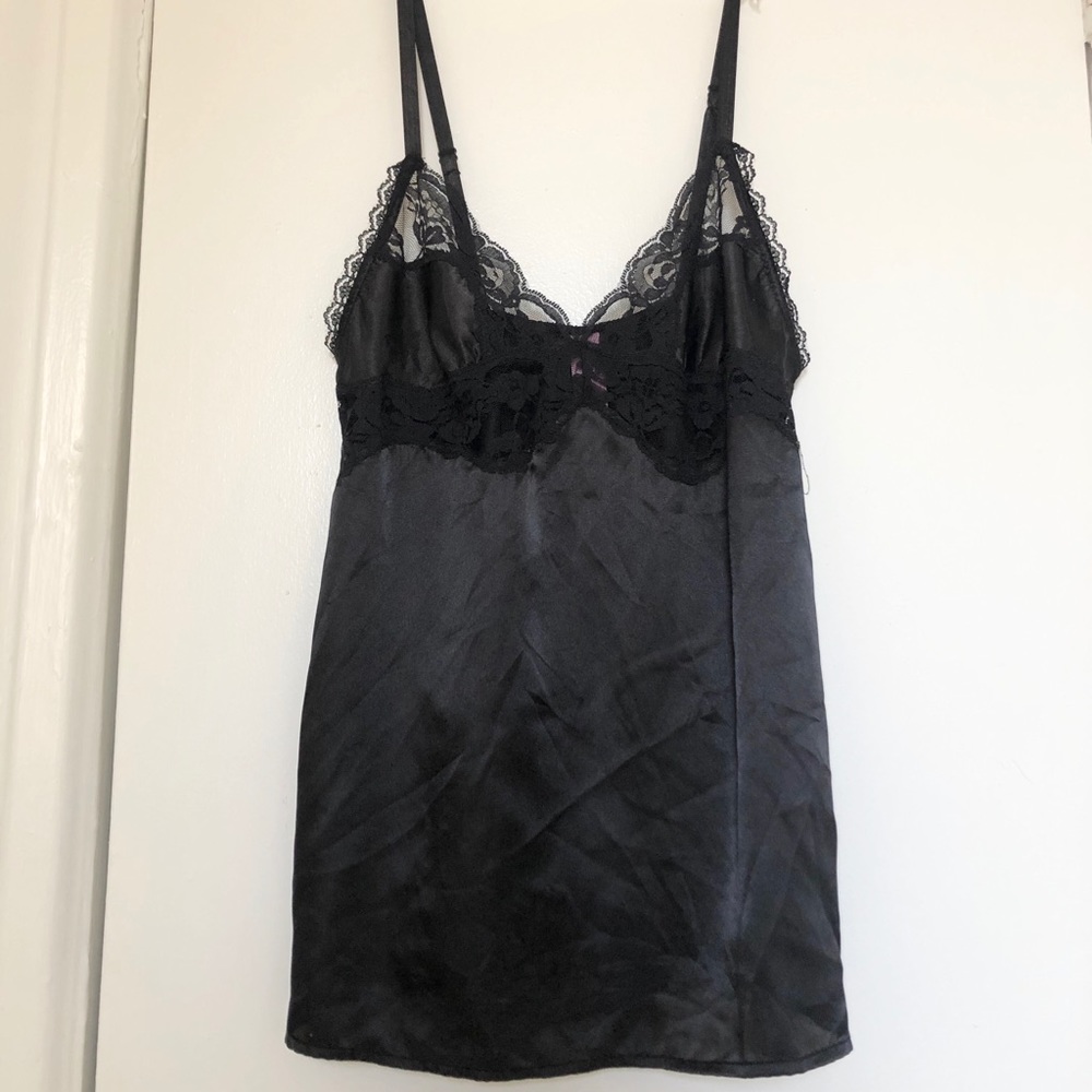 3 for $30!!! black lace silky camisole tank top